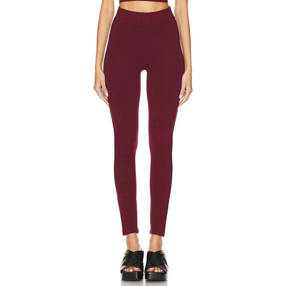 RTA Sibille Legging Bordeaux Soft knit fabric size M NWT $115 msrp